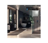 Partie externe mitigeur monocommande mural bain douche nickel satiné Apice - Bossini Z00555094