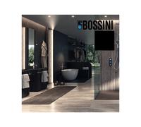 Partie externe mitigeur monocommande mural bain douche noir mat Apice - Bossini Z00555073