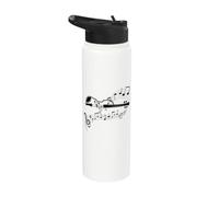 Partitions de musique musiciens e sol Partitions Stainless Steel Insulated Water Bottle