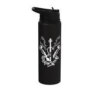 Partitions de musique musiciens e sol Partitions Stainless Steel Insulated Water Bottle