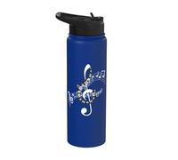 Partitions de musique musiciens e sol Partitions Stainless Steel Insulated Water Bottle
