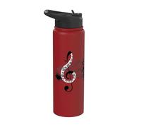 Partitions de musique musiciens e sol Partitions Stainless Steel Insulated Water Bottle