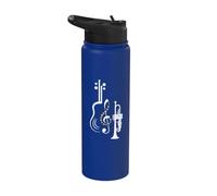 Partitions de musique musiciens e sol Partitions Stainless Steel Insulated Water Bottle