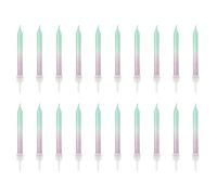 party-deco SCP-11 Lot de 20 bougies Mermaid 6 cm