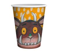 Party Factory Lot de 8 gobelets en carton « Le Gruffalo » de 250 ml, gobelets jetables, gobelets en papier pour anniversaire d'enfant ou fête à thème