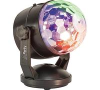 Party Light & Sound – Boule disco KIDZ-DISCO – RGB LED – Noir