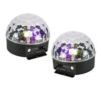 Party Light & Sound - PACK DE 2 ASTRO BALL LED PUISSANTE MULTI COULEURS PA DJ LED BAR CLUB