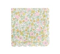 Party Pro 16 Serviettes en Papier festonnées Shabby Or 33 x 33 cm