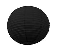 Party Pro 502111M Lanterne Japonaise Papier de Riz Noire 35 x 35 x 35 cm