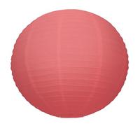 Party Pro 502115M Lanterne Japonaise Papier de Riz Corail 35 x 35 x 35 cm