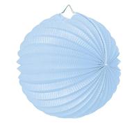 Party Pro 502140M, Lampion rond bleu tendre 20 cm