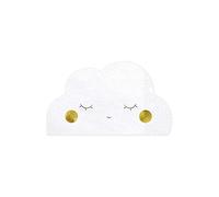 Generic - 20 SERVIETTES PAPIER NUAGE ENDORMI 16X9.5CM BLANC