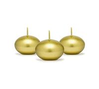 Partydeco Bougies flottantes Doré