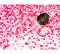 PartyDeco Canon à confettis Push Pop Rose