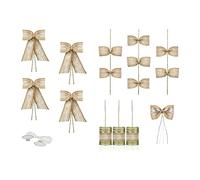 PartyDeco KIT DE DÉCORATION Voiture Jute Dentelle