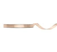 PartyDeco Ruban cadeau en satin pêche 25 m x 6 mm