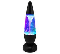 PartyFunLights - lampe tornado 24cm RGB kleur Lampe à lave Twister LED changeante Lampe de nuit à paillettes USB 2.0 et alimentation par piles