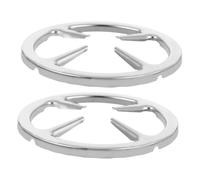PartyKindom 2 Pièces Accessoires De Cuisson Au Wok Anneau De Support Pour Wok De Cuisine Anneau De Brûleur Pour Cuisinière à Gaz Réutilisable Pour Poêles à Fond