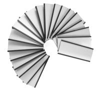 PartyKindom 20 Pièces Porte-étiquettes Magnétiques en Papier et Caoutchouc Souple, pour Étiquettes Nominatives et Signalisation de Produits, Utilisation Polyvalente en Entrepôt et Commerce,