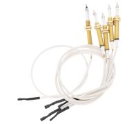 PartyKindom 5 Pièces Tige de Détection de Flamme Gaz avec Fil | Pièce de Rechange pour Cuisinière, Chauffage et Grille, Câblage Isolé, Réparations Domestiques