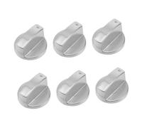 PartyKindom 6 Pièces Bouton de Cuisinière Alliage de Zinc Bouton Métal Brossé pour Cuisinière à Gaz Remplacement