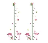 PartyKindom Autocollants Muraux de Taille pour Garçon et Filles en Pvc 2pcs, Autocollants Décoratifs Créatifs pour Espaces Garçon et Filles et Couloirs, Mesure Hauteur Réutilisable