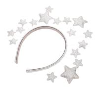 PartyKindom Bandeau Étoile à Paillettes pour Soirée Dansante Accessoire Cheveux de Fête Bandeaux Étoiles pour Fille