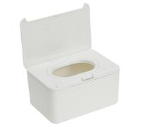 PartyKindom Boîte à Lingettes Plastique Blanche Distributeur Rechargable Portable Organisateur Compact Et Léger Pour Lingettes Humides Pratique Pour Usage Unique à Main Sans Odeur