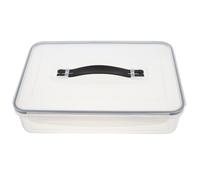 PartyKindom Boîte de Rangement Bible en Plastique Transparent 4l avec | Présentation Antique, Visibilité Totale, Protection la Poussière, pour Maison et Événement Religieux