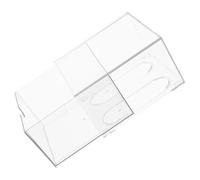 PartyKindom Boîte de Rangement Empilable Design Moderne en Acrylique Transparent Tiroirs pour Mouchoirs Cosmétiques et Utilisation Solide pour Salle de Bain