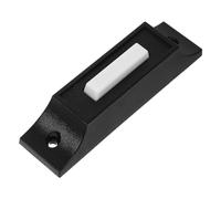 PartyKindom Bouton Poussoir Sonnette Filaire Noir Style Rétro pour Maison Ancienne, Installation Facile, Performance Stable, Dimensions 8,20x2,20x2,10cm
