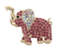 PartyKindom Broche en Alliage de Zinc Fantaisie Féminin Unique et Adorable Éléphant Accessoire Polyvalent et Résistant pour Vêtements et Paquet à Dos