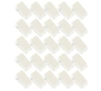PartyKindom Clip Porte Badge Plastique Transparent Auto-adhésif, Lot de 35 Pièces, Mini Format, Épaisseur Renforcée pour Cartes D'identité et Badges Professionnels