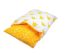 PartyKindom Coussin pour Chat Nid de Chat Paquet de Couchage pour Animaux en Coton et Coton Soie Jaune et Animal de Compagnie Chambre et Couchage