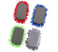 PartyKindom Effaceurs de Tableau Blanc Gommes Chenille Magnétiques Réutilisables 4 Pièces en Éponge pour Salle de t Salle de Jeux Faciles à Coller