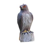 PartyKindom Figurine Aigle en Plastique Décorative Réaliste pour Jardin et Bureau, Ornement Anti-Oiseaux Créatif et Dissuasif pour Protéger Espaces Extérieurs