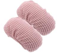 PartyKindom Housses D'accoudoirs Élastiques Lot de 2 Pièces pour Chaise de Bureau Design Ergonomique en Tissu Doux, Lavables, pour Bureau ou Domicile