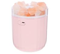 PartyKindom Humidificateur D'air USB Grosse Capacité Diffuseur Aromathérapie en Cristal de Sel, Silencieux, en Abs et Pc, pour Chambre et Détente