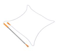 PartyKindom Lance de Pulvérisateur Télescopique Réglable en Acier | Poignée Ergonomique, Tuyau Souple Intégré, Usage Extérieur, Finition Orange, Portée Étendue