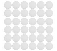 PartyKindom Papier Buvard Rond Blanc 500 Pièces 12 Cm pour Emballage et Protection Anti-débordement pour Boissons Chaudes et Froides les Gâteaux et Livraisons