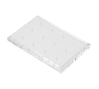 PartyKindom Présentoir pour Têtes de Meulage de Clous en Acrylique 12 Trous, Support de Rangement Pratique pour Outils de Manucure, Base Solide et Structure à Fentes