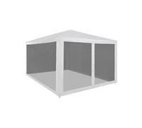 vidaXL Tente de réception 4 x 3 m avec 4 parois en maille (murs latéraux)