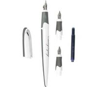 Online Stylo plume AIR Parure calligraphie ergonomique, 3 plumes, cartouches/convecteur, blanc