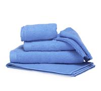 Parure de bain 6 pièces PURE Bleu Mer 550 g/m2