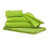 Parure de bain 6 pièces PURE Pistache 550 g/m2