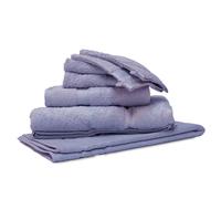 Parure de bain 7 pièces ROYAL CRESENT Bleu Lavande 650 g/m2