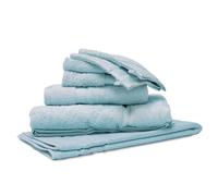 Parure de bain 7 pièces ROYAL CRESENT Bleu Pâle 650 g/m2