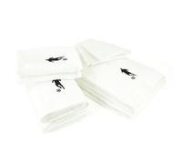 Parure de bain 8 pièces 100% coton 550 g/m2 PURE FOOTBALL Blanc
