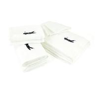 Parure de bain 8 pièces 100% coton 550 g/m2 PURE GOLF Blanc