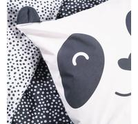 Parure De Couette 100% Coton 57 Fils Imprimée 140x200cm 1 Taie Bleu